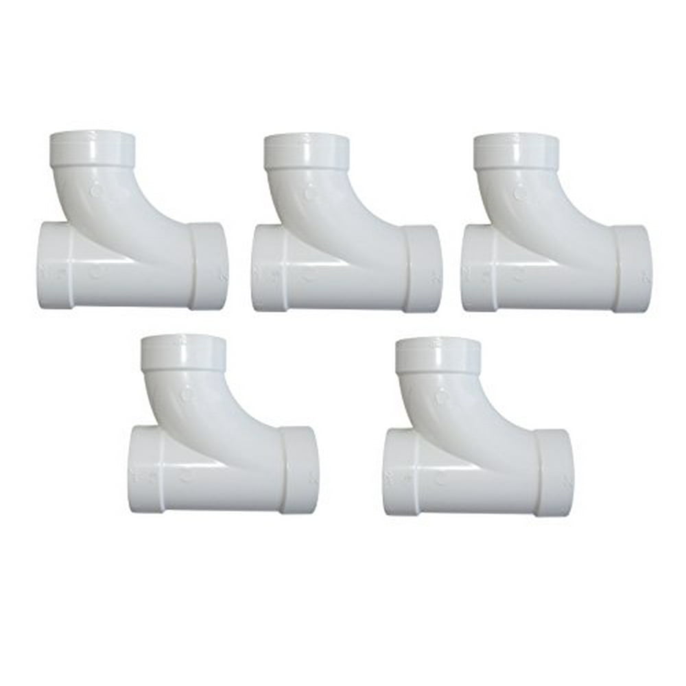 ZVac 5 Pack Central Vacuum Fittings Sweep T 3Way Fittings Replacement