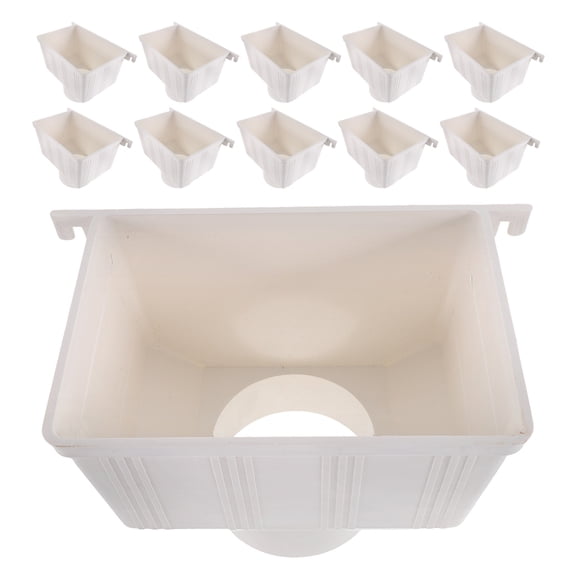 WRITWAA Plastic Rain Gutter Parts for Efficient Downspout Water Collection