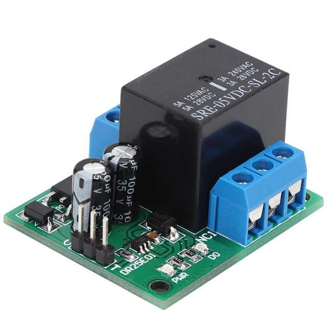 Double Pôle Double Lancer DPDT avec Contrôle de l'Industrie du Module Relais Indicateur de Polarité Inverse pour Système Domestique Intelligent DC5V, DC6-24V