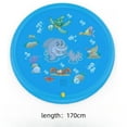 thumbnail image 3 of Outdoor Toys Dog Paddling Pool Foldable Sprinkle Water Play Mat Portable Sprinkler Pad for Kids and Dogs Ideal for Backyard Beach Park and Patio, 3 of 7