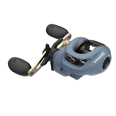 UPC: 0032784640509 | Quantum Smoke X Baitcast Fishing Reel Right-Hand Retrieve 2 Speed and 6 + Clutch Bearings with a Smooth and Powerful 5.1:1 Gear Ratio and Double Anodized Aluminum Spool