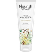 Nourish Organic Hydrating Body Lotion, Vanilla Chamomile, 8 oz, 3 Pack