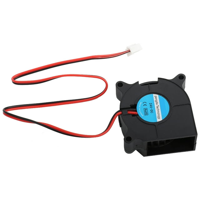 Ventilador de 12 V, ventilador turbo de CC de alta presión de viento, negro duradero