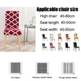 thumbnail image 4 of 2pcs/4pcs Stretchy Spandex Fitted Banquet Chair Cover Dinning Event Slipcover with Printed Pattern For Hotel Dining Wedding Party Catering, 4 of 4