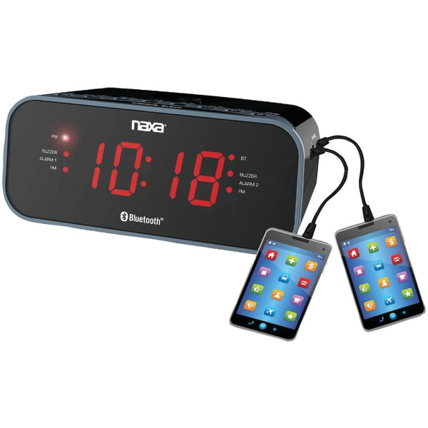 (r) Dual Alarm Clock Radio With 2 Usb Ports