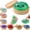 Green, variant on Dumpling Squishy Mystery Box Squeeze Toy, Easter Squishy Dumpling Fidget Toy, Stress Relief Balls Sensory Toy (Purple)