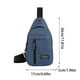 thumbnail image 3 of Bolsa de pecho cruzada estilo japonés para hombres y mujeres - Bolsa deportiva resistente al agua con múltiples bolsillos para teléfono, cartera y llaves, 3 of 9