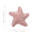 thumbnail image 2 of GOOHOCHY 2pcs Cute Ceramic Drawer Pull: Bar Cabinet Knobs - Star Shaped Furniture Ceramic Handles For Dresser Wardrobe Door Cupboard Home Kitchen Office, 2 of 8