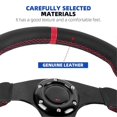 thumbnail image 3 of 13 Inch Racing PC Game 320mm Leather Steering Wheel Drift Racing Parts Modified Steering Wheel, 3 of 5