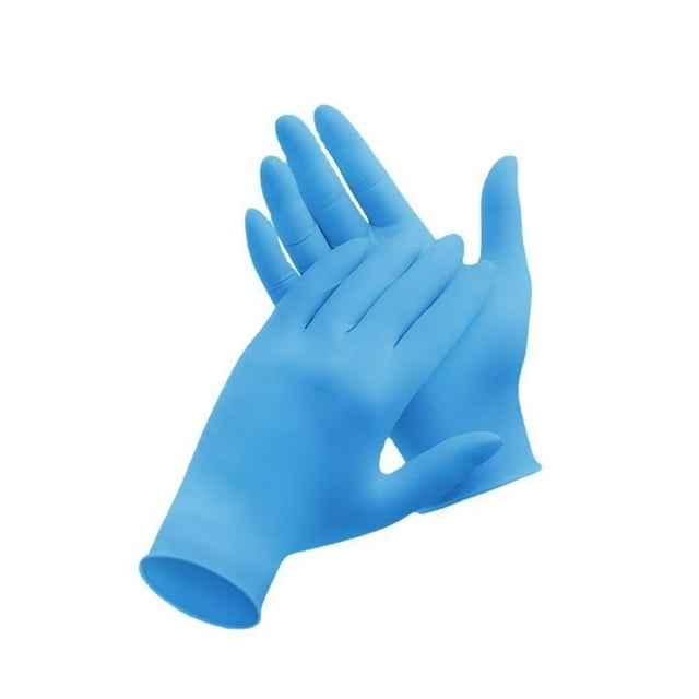 Best Medical Box 100 guantes de nitrilo sin polvo - Guantes multiusos desechables azules y exámenes médicos con destreza en las manos oso de fresa Electrónica