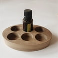 thumbnail image 6 of 15mm Thick Solid Oaken Essential Oil Planner Display Rack 6 Meshes Open Shelf For Resort Studio Otherwise Home Decoration, 6 of 18