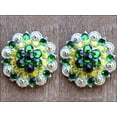 thumbnail image 2 of 16 Hilason Western Berry Conchos Glass Rhinestones Bling 1.5" Cowgirl, 2 of 4