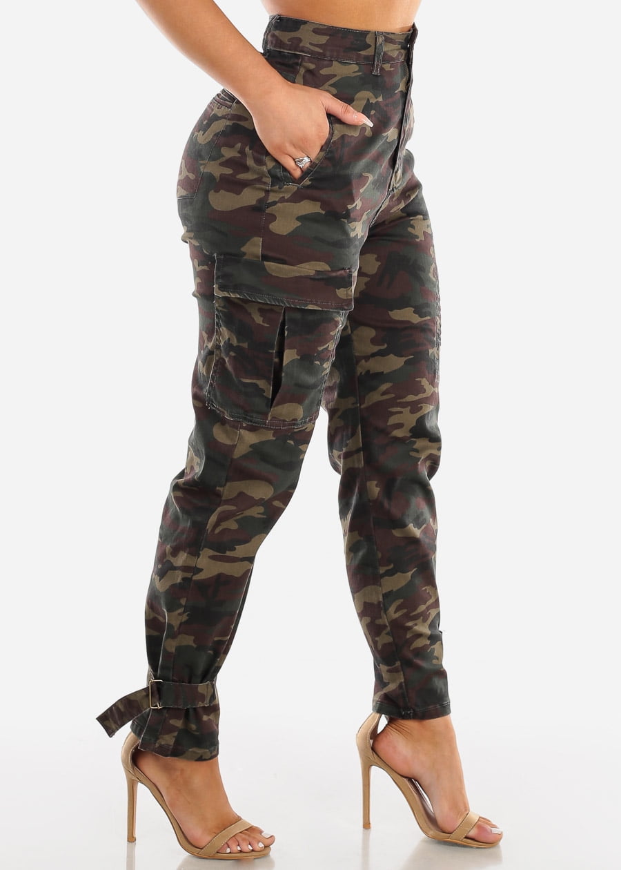 army print cargo pants