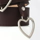 thumbnail image 2 of Cinturones anchos en apariencia de con hebilla de aleación para mujeres, damas, niñas, de moda, jeans, , cinturón de cinturo , Café Café Corazón 105cm, 2 of 7