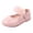 Pink, variant on Bxsruta Little Girls Mary Janes Flat Shoes Floral Flower Strap Dress Shoes Party Walking Shoes