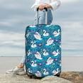 thumbnail image 3 of Lsque Swan On The Pond Printed Luggage Cover, Travel Luggage Protector,Scratch and Dirt Resistant, Fits 18-32 Inch Luggage - Small, 3 of 9