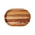 thumbnail image 3 of Tramontina Churrasco BBQ Large Teak Wood Serving Platter Tray, Curved Design for Charcuterie and Snacks, Handcrafted, 3 of 4