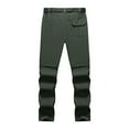 thumbnail image 3 of Mens Cargo Sweat Pants, Men's Hiking Convertible Pants Outdoor Waterproof Quick Dry Zip Off Lightweight Fishing Pants with Multi Pockets L-5XL, 3 of 8