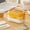 Yellow, variant on Bento Boxes, Double Compartmentalized Handle Lunch Box Large Capacity High Appearanceplastic Lunch Box With Spork