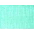 thumbnail image 1 of Ahgly Company Indoor Rectangle Solid Turquoise Blue Modern Area Rugs, 7' x 9', 1 of 4