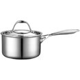 thumbnail image 3 of Multi-Ply Clad Stainless-Steel Covered Sauce Pan Size: 1.5-qt., 3 of 5