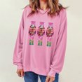 thumbnail image 3 of Sudadera con mangas de lentejuelas para mujer, moda navideña 2024, sudadera con cuello redondo de Cascanueces de Año Nuevo para mujer 2024, 3 of 3