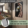 thumbnail image 6 of POLERO Bald Eagle RV Door Window Shade, American Flag Foldable RV Blackout Window Cover, UV Rays Protection Camper Trailer Screen Door Protector, Hook and Loop Fastener, 6 of 7