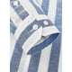 thumbnail image 4 of Camisas Lmell para hombre, manga larga, a rayas, informal, con botones, de ajuste regular. Regalo largo, 4 of 5