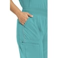 thumbnail image 4 of Cherokee Infinity Scrubs Pant For Women Mid Rise Jogger Plus Size CK080A, 3XL, Teal Blue, 4 of 9