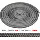thumbnail image 2 of High-Temperature 4M x 10mm Fiberglass Door Seal Cord, Heat Resistant Up to 550°C, Compatible with Stoves, Ovens Fireplaces, 2 of 5