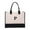 P, variant on Personalized Monogram Canvas Tote Bag with Adjustable Strap and Makeup Pouch - Large Capacity Beach Bag for Women, Gift for Mom Sister Friend