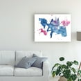 thumbnail image 3 of Trademark Fine Art 'Indigo And Magenta Splash II' Canvas Art by Jennifer Goldberger, 3 of 3