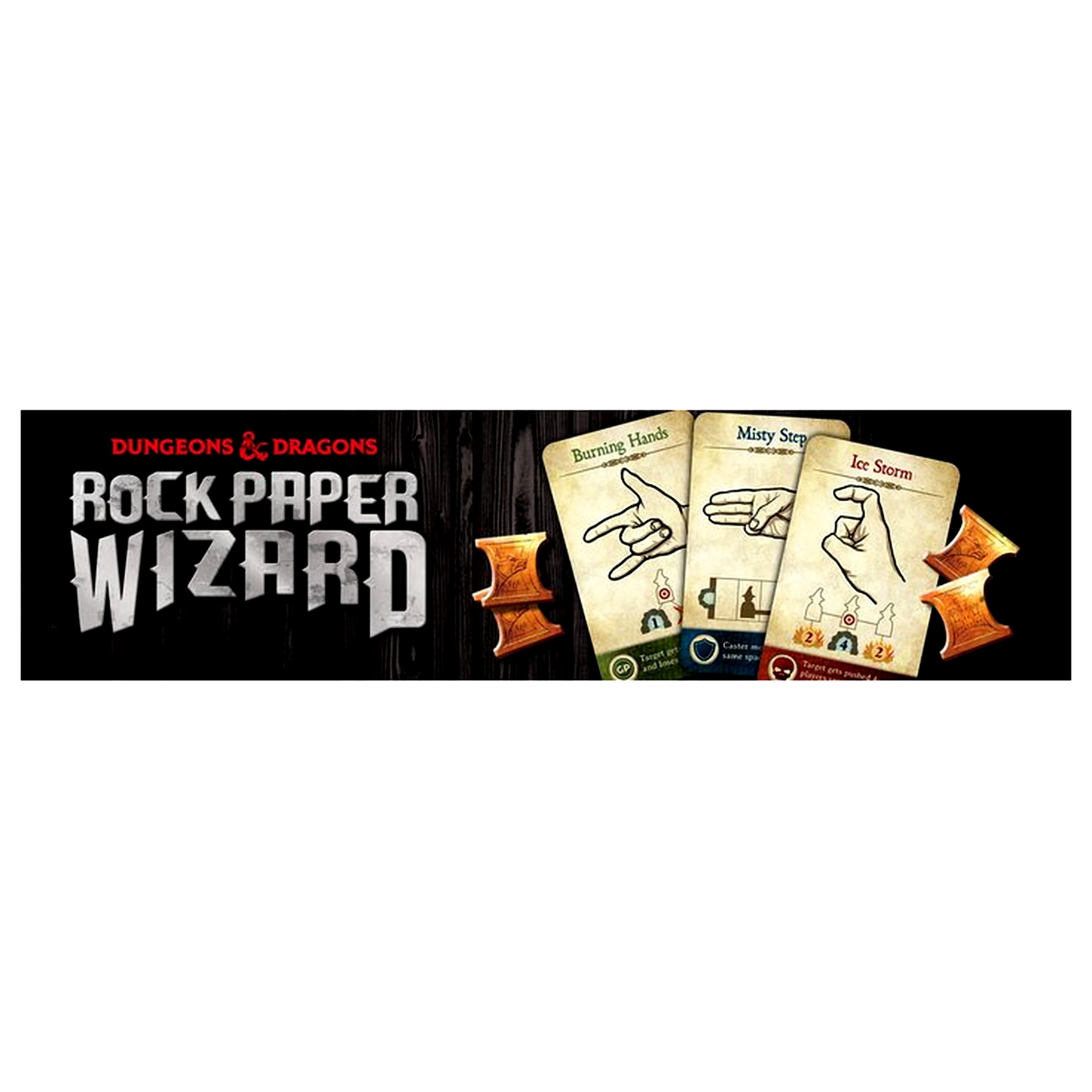Wizkids Dungeons and Dragons Rock Paper Wizard Board Game