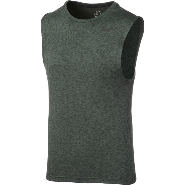 Camiseta sin Mangas Nike Breathe Training Hombre Verde Pequeño
