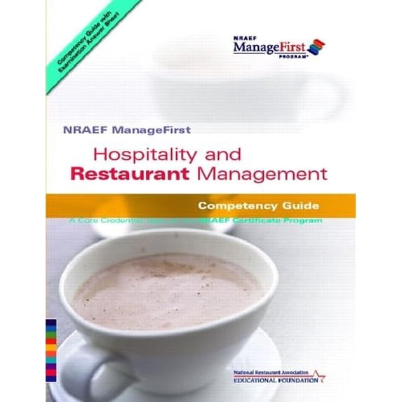 Pre-Owned ManageFirst: Hospitality and Restaurant Management with Pencil/Paper Exam (NRAEF ManageFirst Program), 9780132283809, 0132283808, Paperback, 1 edition