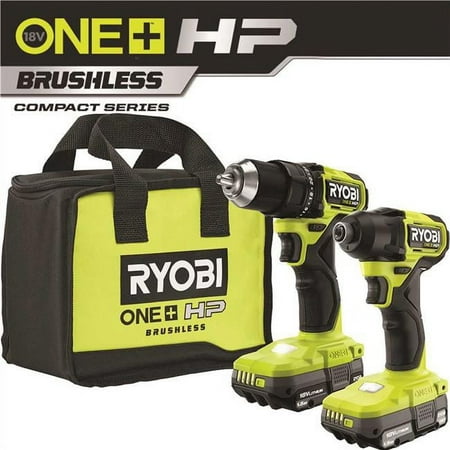 UPC: 0033287190546 | Techtronic Industries PSBCK01K 18V Brushless Cordless Compact Drill & Impact Driver Kit