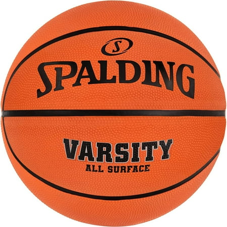 Spalding Varsity Outdoor Basketball 29.5" Size 7, Performance Rubber Cover
