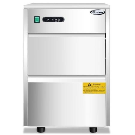 Automatic Ice Maker Stainless Steel 58lbs/24h Freestanding Commercial Home