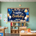 thumbnail image 5 of Decorative Design Happy Birthday Banner Balloon Decoration Party Backdrop Gift Elements Festive Colors for Birthday Party Celebration Event Decoration, 5 of 7