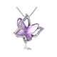 thumbnail image 3 of Collar de mariposa de cristal, accesorio colgante de moda simple para mujer, 3 of 6