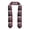Flattened, variant on Red Flame Wolf Head for 72" Graduation Shawl Stole Unisex Adults Graduation Sash Honor Graduation Stole for High School and College-Flattened