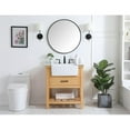 thumbnail image 6 of 30 inch single bathroom vanity in natural wood, 6 of 8