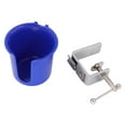 thumbnail image 5 of Zxpjkyu Desk Cup Holder Table Edge Clamp Portable Space Save Auto Drinking Bottle Holder Blue Dia 7.5cm, 5 of 9