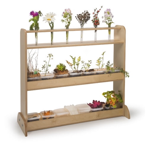 Whitney Brothers Nature Double Sided 3 Compartment Shelving Unit Walmart Com Walmart Com