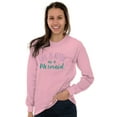 thumbnail image 2 of Life Better As Mermaid Beach Lover Women Plus Size Long Sleeve Tee Brisco Brands 4X, 2 of 6