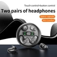 thumbnail image 2 of Invisible Mini Sleep Earbuds, 2 Pairs Wireless Bluetooth Earbuds with Long Battery, Hi-Fi Sound, Noise Reduction, Touch Control, Digital Display for Sports Office Sleep, Compatible All Smartphones, 2 of 11
