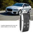 thumbnail image 1 of Dweekiy Estuche de Carcasa de LlaveReemplazo de Carcasa de Llavero de Control Remoto para automóvil para Jaguar XF 2009-2012 5 Button Khall QC27077, 1 of 4
