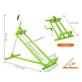 thumbnail image 2 of Heavy Duty Steel Riding Mower Lift 880 Lbs Capacity Foldable Telescopic Lawn Tractor Jack with Manual and Power Tool Handle for Garden Tractors and ATVs, 2 of 8