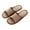 Brown, variant on Willtoo Women's Men's Slippers Cotton Flax Casual Open Toe House Slippers Anti-Slip for Indoor Champagne 10.5