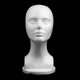 thumbnail image 2 of 12 '' Maniquí de Espuma de Cabeza Femenino Modelo Pelucas Gafas Pantalla Soporte Maquillaje Sunnimix Cabeza del maniquí de la espuma, 2 of 8